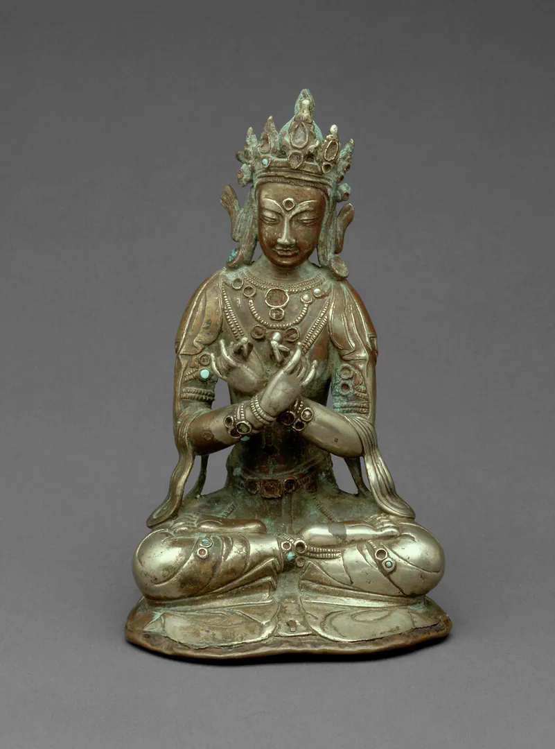 Ādi-Buddha Vajradhara Crossing Vajra and Ghanta at the Heart — The Art Institute of Chicago (148390)