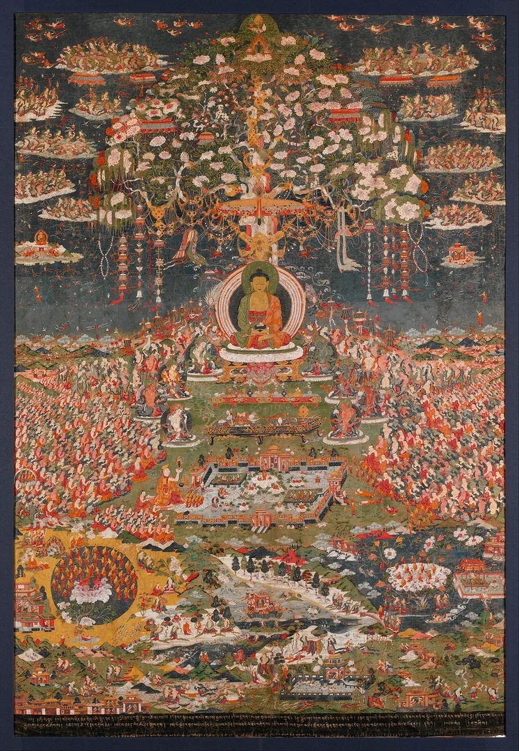 Buddha Amitābha / Amitāyus in Sukhāvatī Pure Land — Walters Art Museum / Open Archive