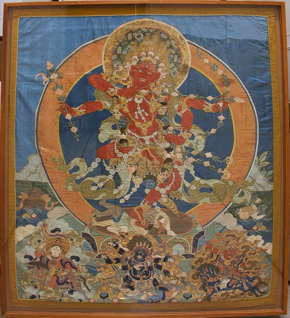 Four-Armed Crimson Kurukullā Drawing Her Utpala-Flower Bow — The Metropolitan Museum of Art (2014.720.1 · CC0)