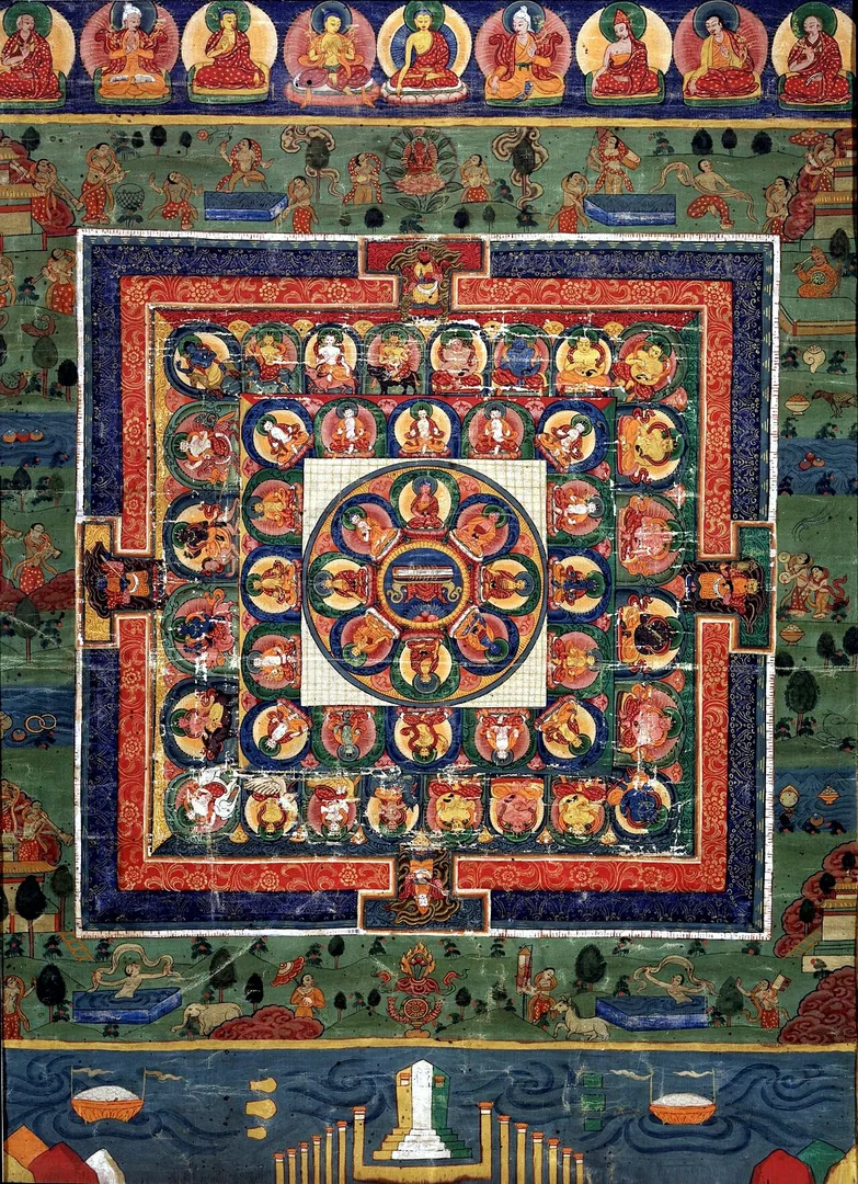 Palace Mandala of the Medicine Buddha Assembly — Rubin Museum of Art · Open Archive