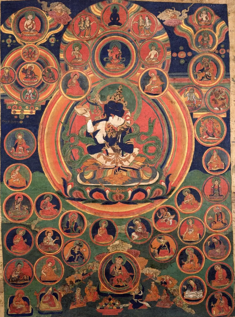 Padmasambhava (Orgyen Dorje Chang) with Eight Manifestations — Himalayan Art Open Archive
