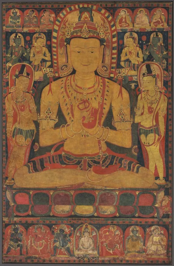 Early Kadampa Primordial Vajrasattva / Vairocana — The Cleveland Museum of Art (1989.104)